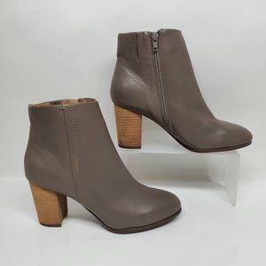 Vionic Womens Kennedy Leather Ankle Boots Size 9.5